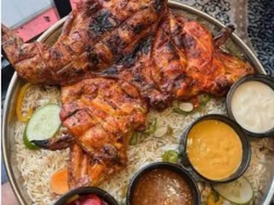 Chicken Al Faham Mandi, Full (serves 4)