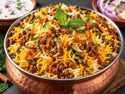 Mutton Kheema Biryani