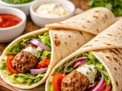 Sheek Kabab Wrap